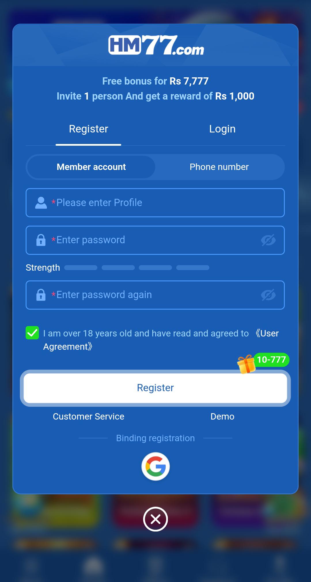 HM77.COM Game HM77 APP