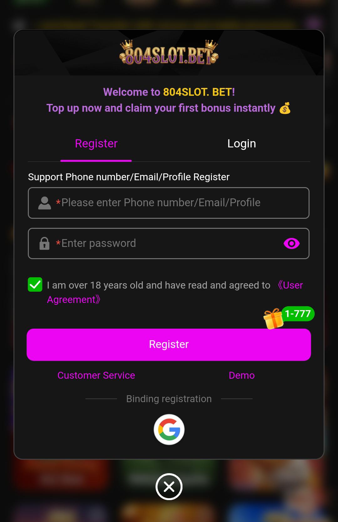  804Slot.Bet Game Download 